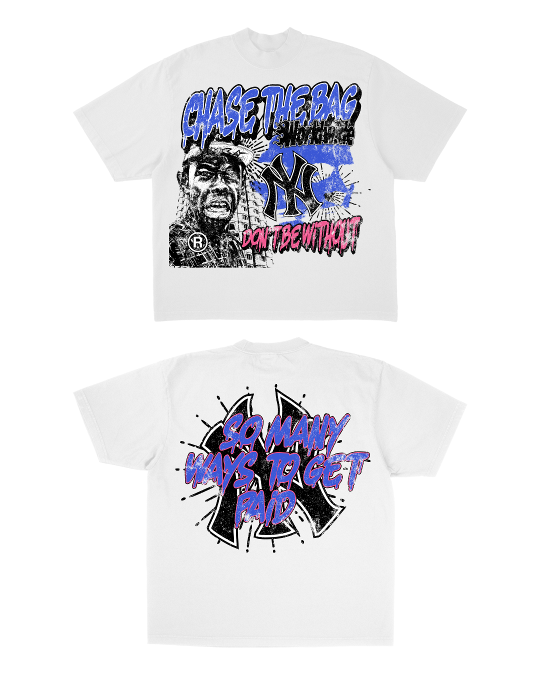 NY Cha$er Tee (Blue)